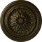 Ekena Millwork Wigan Ceiling Medallion, Hand-Painted Green Gold, 16"OD x 2 1/4"P CM16WGGGS - alternate 1